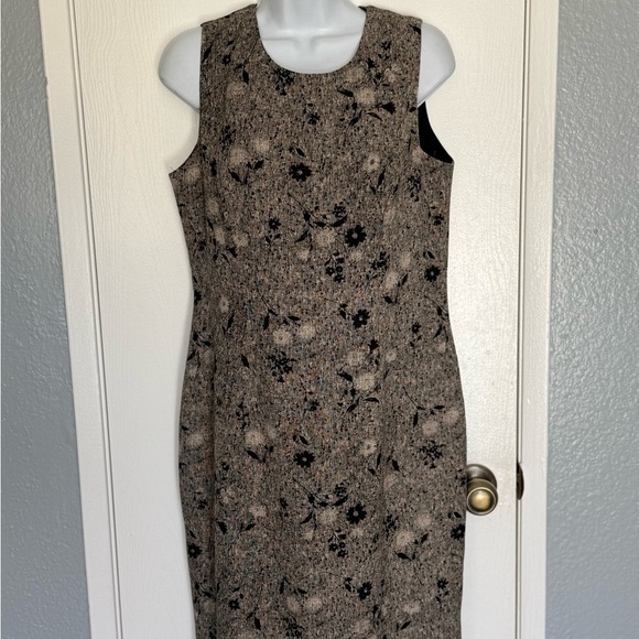 Liz Claiborne Floral Midi Dress - Black and Brown - Picture 2 of 7